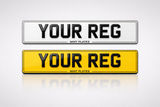 3D Gel Number Plates-Custom Raised Gel Styling
