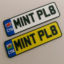 Load image into Gallery viewer, 4D Number Plates glossy finish surface