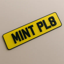 Load image into Gallery viewer, 4D Number Plates fitted on vehicle