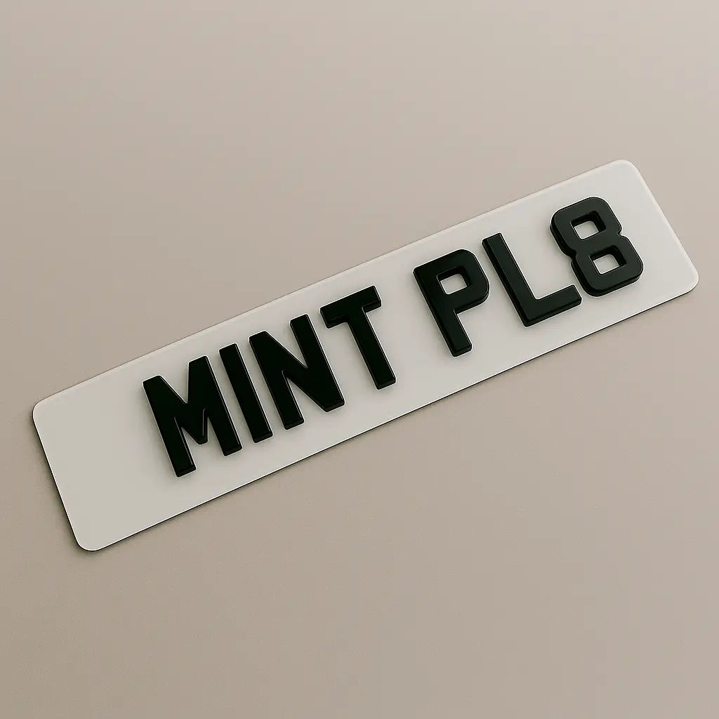 Short Reg Plates Front