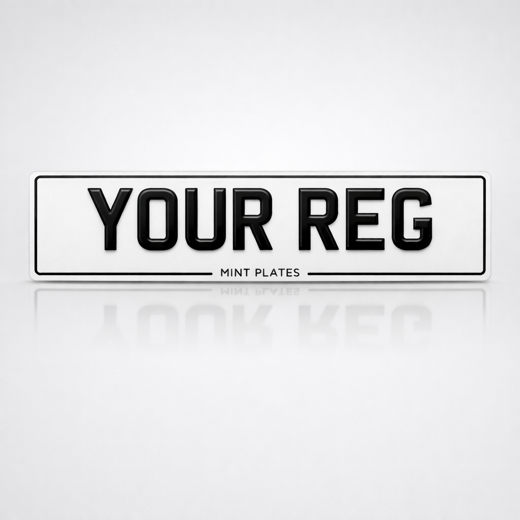 4D Number Plates – Bold 3mm