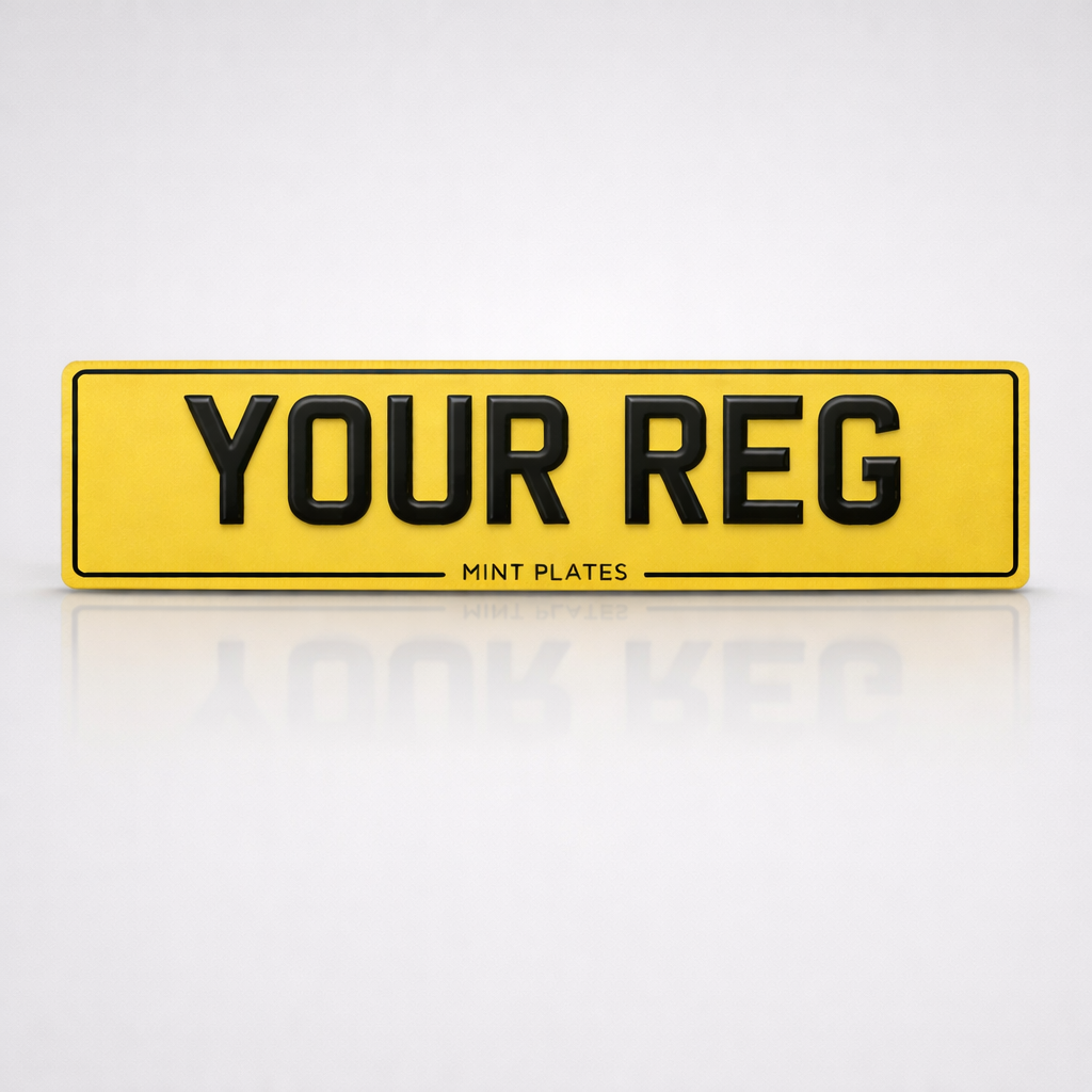 4D Number Plates – Bold 3mm