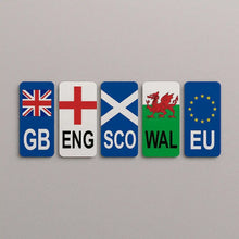 Load image into Gallery viewer, Union Flag Number Plate Badge 