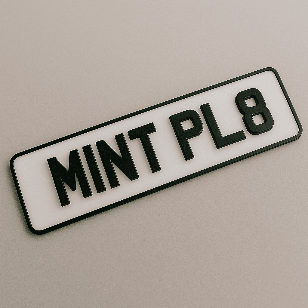 Premium 4D 3 mm Number Plate – Road Legal UK