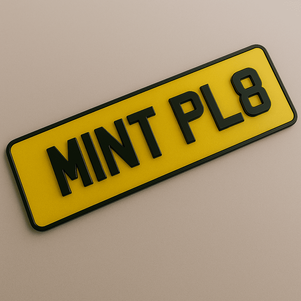 Premium 4D 3 mm Number Plate – Road Legal UK