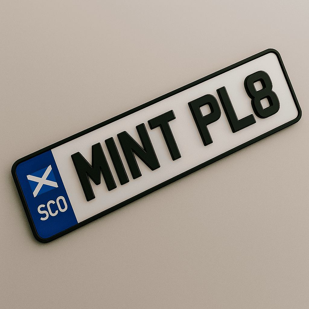 Premium 4D 3 mm Number Plate – Road Legal UK