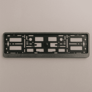 Custom Show Number Plate Holder by Mint Plates