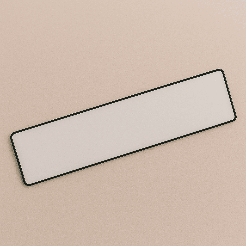 Custom Number Plate Border Add-On Accessory