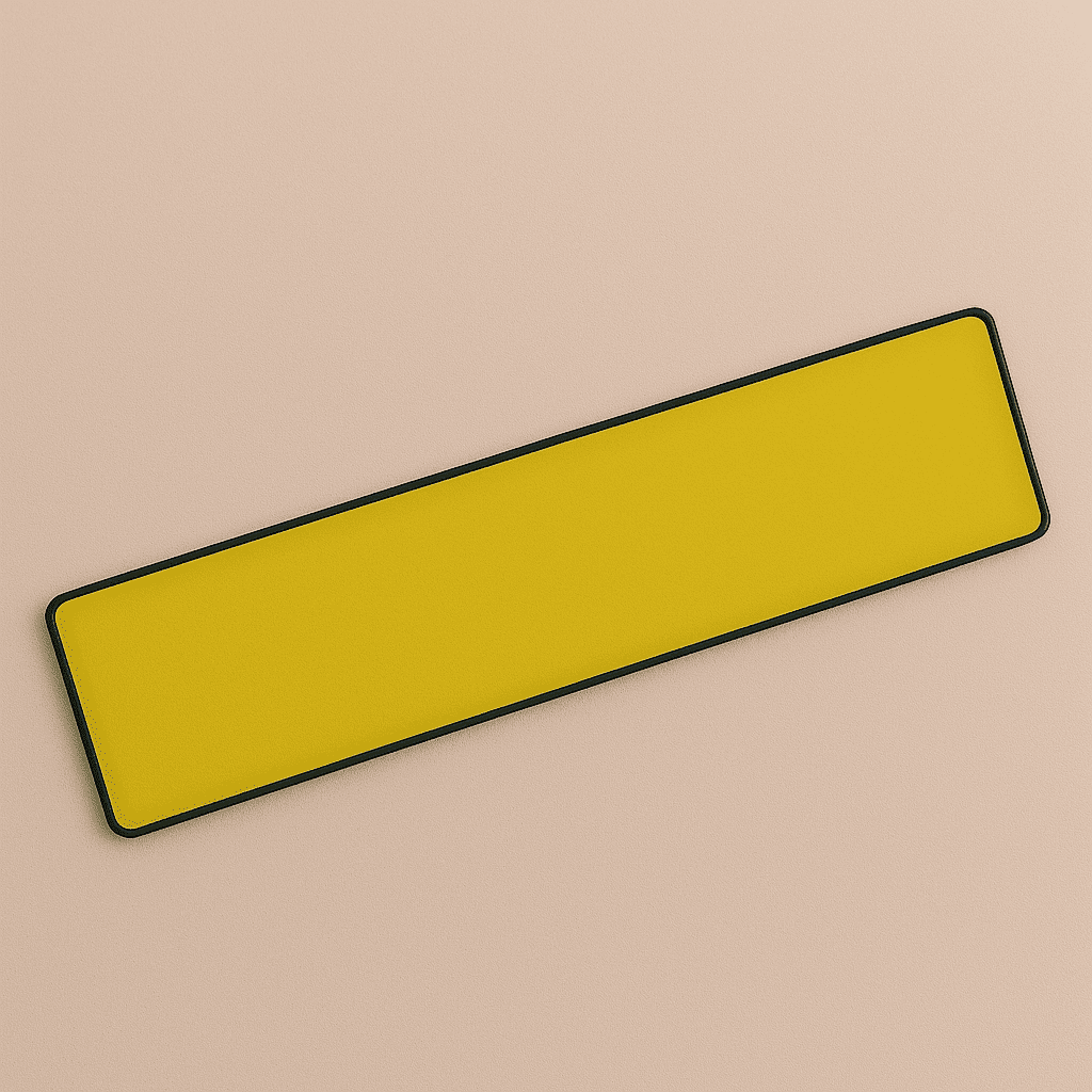 Custom Number Plate Border Add-On Accessory