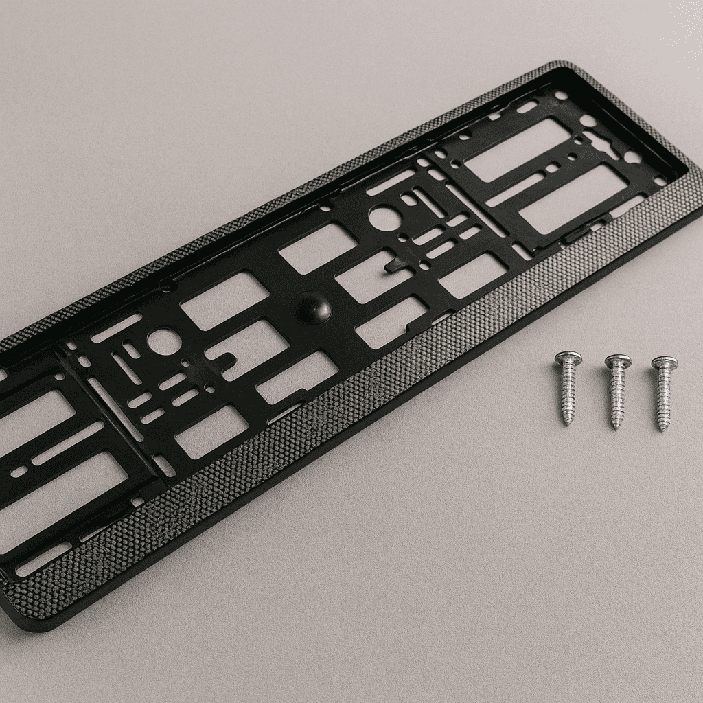 Custom Show Number Plate Holder by Mint Plates