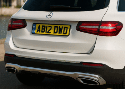 Road-Legal Custom Number Plate on Car – Mint Plates